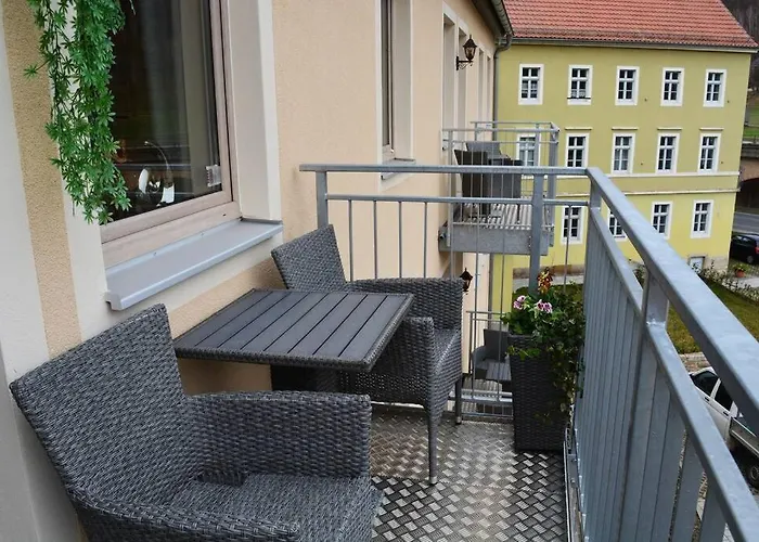 Elbtalblick Im Deutschen Haus Königstein an der Elbe